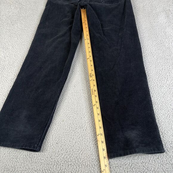 Empyre Corduroy Pants Womens 2 Black High Rise Tori Skater 26 X 30 Streetwear - Picture 10 of 12